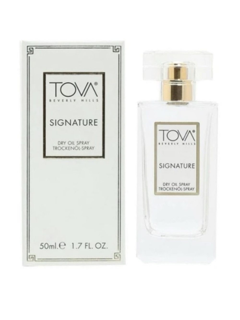 Signature White & Gold Dry Oil Spray — Nourishing Women's Body Oil